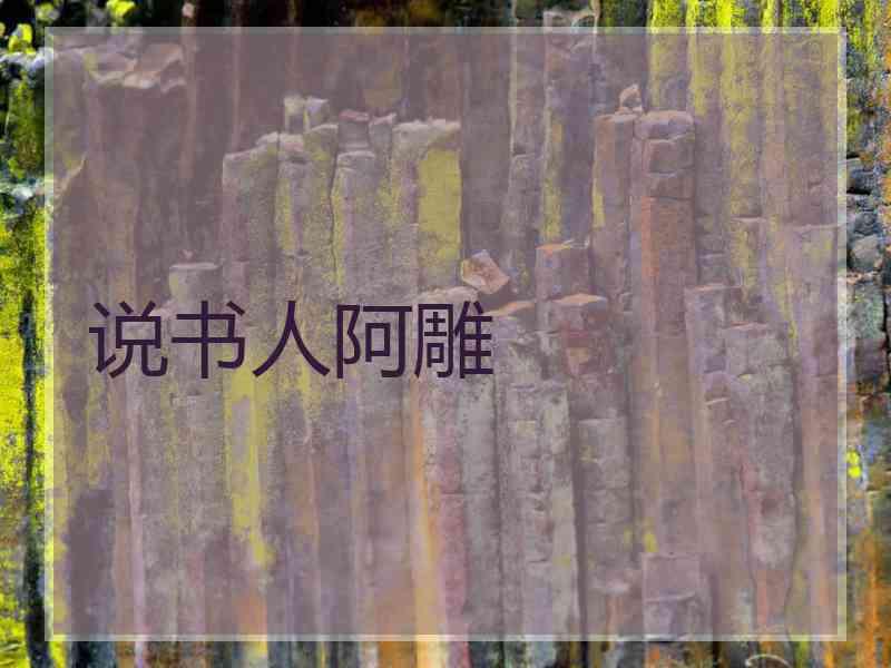 说书人阿雕 说书人阿雕