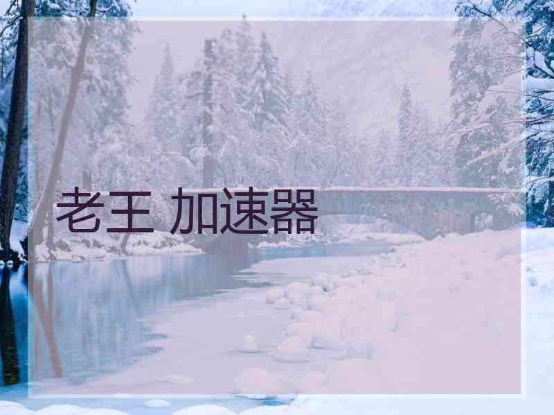 老王 加速器 老王 加速器