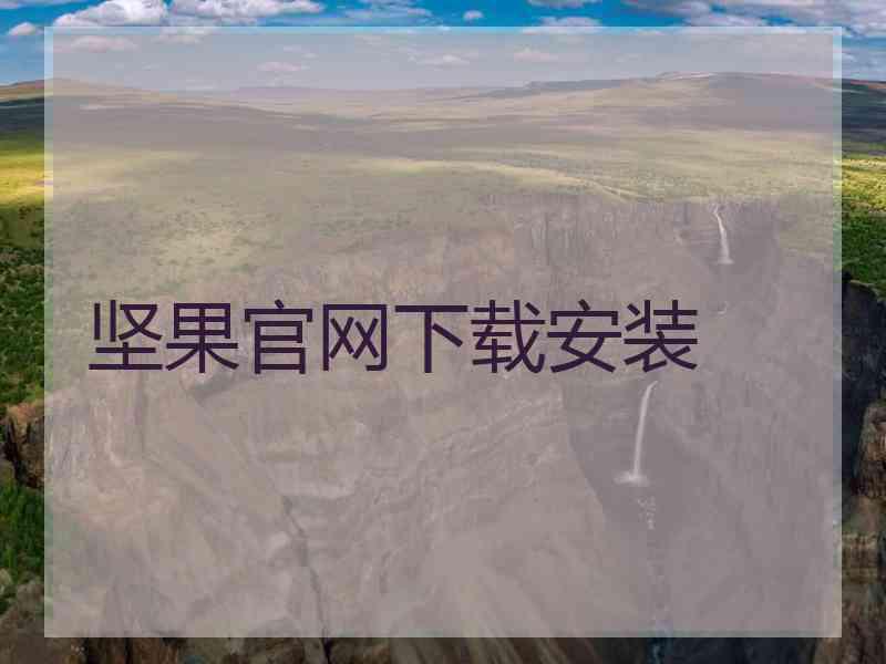 坚果官网下载安装