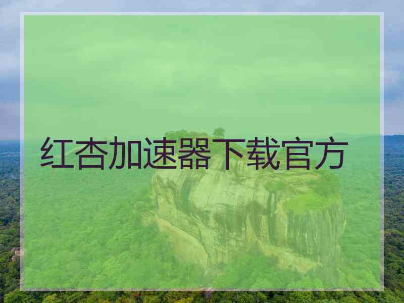 红杏加速器下载官方