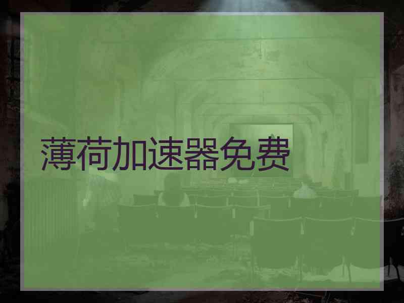 薄荷加速器免费